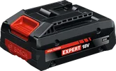 Bosch EXBA18V-40 akü takımı, 18V 4Ah kapasite.