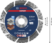 Bosch EXPERT Çok Amaçlı Elmas Kesme Diski 150 mm.