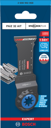 Bosch Expert PAIZ 32 AIT MetalMax daldırarak kesme bıçağı 32×55 mm.