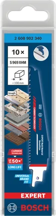 Bosch EXPERT Multi Material S969XHM 10 adet yıkım bıçağı.