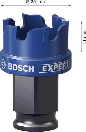Bosch EXPERT Sac Metal Power Change Plus Delik Testeresi 25 mm.