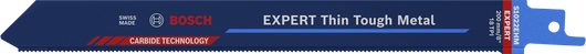 Bosch EXPERT Thin Tough Metal S 1022 EHM alternatif hareketli testere bıçağı.