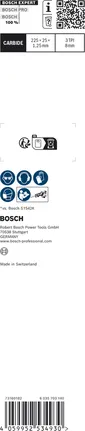 Bosch EXPERT Tough Wood S 1142 KHM hızlı ahşap kesimi için testere bıçağı.