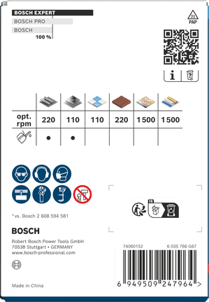 Bosch EXPERT Multi Material 80 x 60 mm delik testeresi.