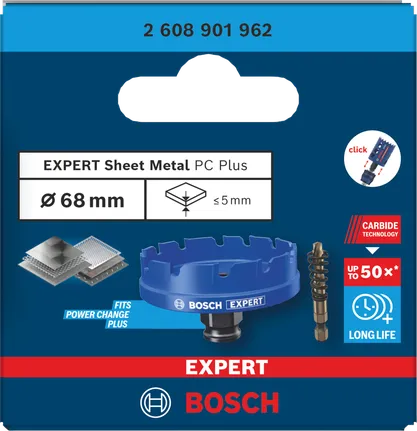 Bosch 68 mm sac delme testeresi.