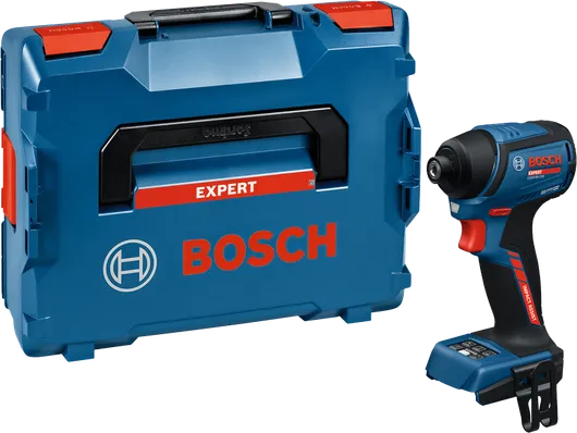 Bosch EXDR18V-230 darbeli tornavida, saklama çantasıyla birlikte.