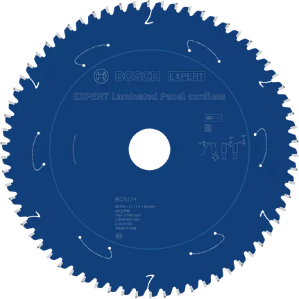 Bosch EXPERT Lamine Panel akülü daire testere bıçağı T66.