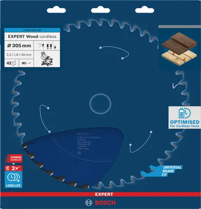 Bosch EXPERT Wood akülü 305×30 mm dairesel testere bıçağı.