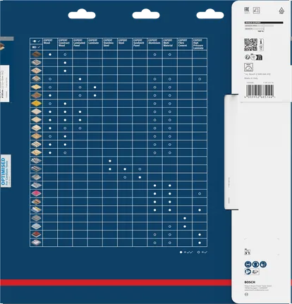 Bosch EXPERT Wood akülü daire testere bıçağı 305×2.2/1.6×30 mm T60 ambalajı.
