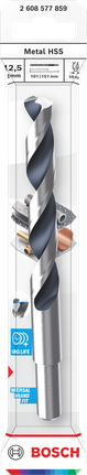 Bosch Metal HSS Spiral Matkap Ucu 12,5 mm inceltilmiş şaft.