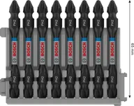 Bosch PRO Çift Uçlu Darbeli Matkap Ucu PH2 65mm 8 parça set.