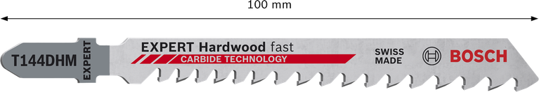 Bosch EXPERT Hardwood Fast T144DHM karbür dekupaj testere bıçağı.
