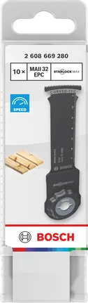 Bosch ahşap kesme bıçağı MAII 32 EPC 32×80 mm 10 adet.