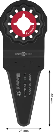 Bosch Plastik Kesme Bıçağı AIZ 28 SC Starlock için.