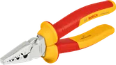 Bosch VDE sıkıştırma pensesi, 180 mm, yalıtımlı saplı.