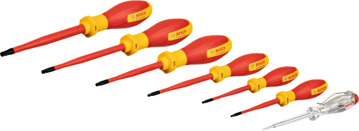 VDE Tornavida Seti TX 7 parça Profesyonel