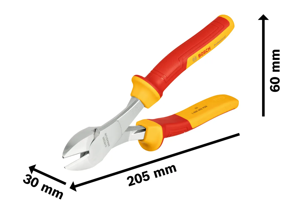 VDE Yüksek Kuvvet Kollu Yan Keski 200 mm Profesyonel