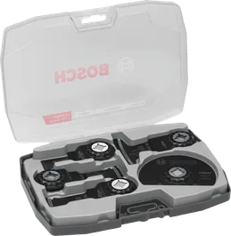 Bosch Ahşap Seti 7 parça saklama kutusunda.