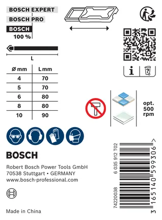 Bosch Expert Pro cam ve fayans matkap ucu paketi.
