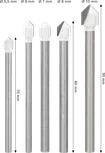 Hassas delme için Bosch Pro Diamond cam matkap ucu seti.