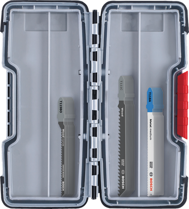 Bosch 30 parçalı ahşap ve metal dekupaj testere bıçağı seti.