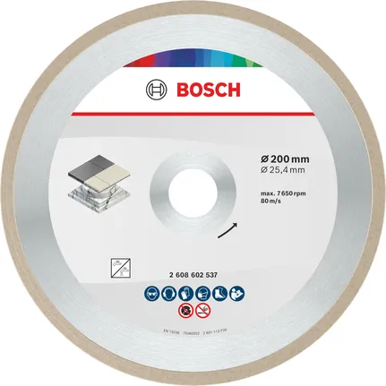 Bosch 200 mm seramik fayans kesme diski.