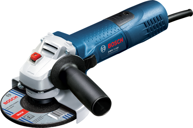 Bosch GWS 7-115 kompakt açılı taşlama makinesi metal kesme için.