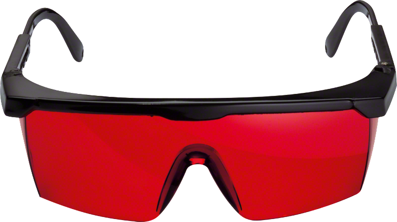Lazer gözlüğü (kırmızı)