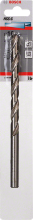 Bosch HSS-G metal drill bit DIN 340.