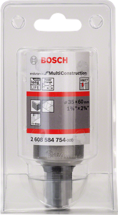 Bosch Endurance for Multi Construction holesaw 35×60mm.