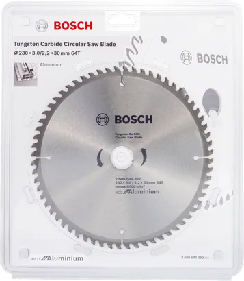 Bosch circular saw blade eco for aluminium.