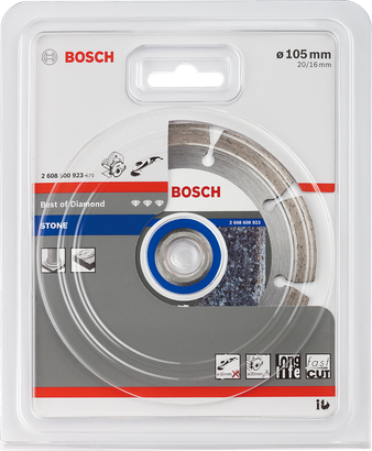 Bosch 105mm diamond cutting disc.