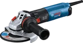 Bosch GWS 17-150 S angle grinder with side handle.