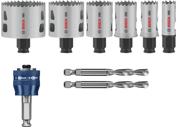 Bosch PRO Multi Material PC Plus Hole Saw Set, 9 pcs.