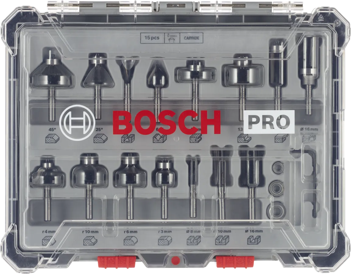 PRO Router Bit Set