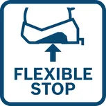 Flexible stop.