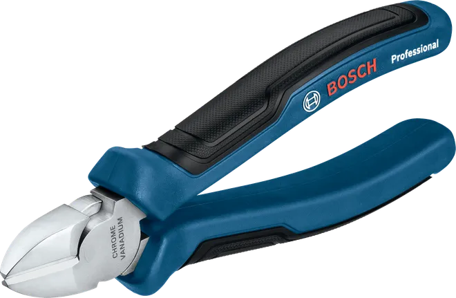 Bosch Diagonal Side Cutters 160 mm for cutting wires.