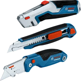 Bosch knife set 3 pcs with ergonomic grips.