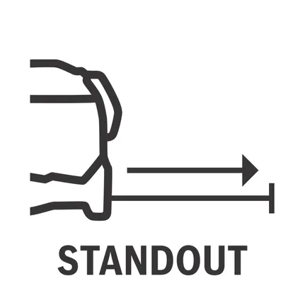 Tape measure standout.