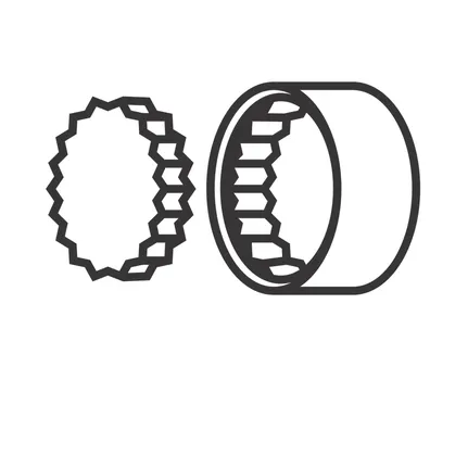 Ratchet teeth amount.