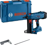 Bosch GNB 18V-38 cordless nailer with carrying case.