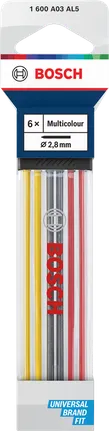 Bosch pencil lead multicolor 2.8 mm refills 6 pack.