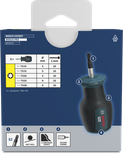 Bosch PRO Stubby Screwdriver TX Set 5 pcs with S2 shaft and anti roll-off handle.