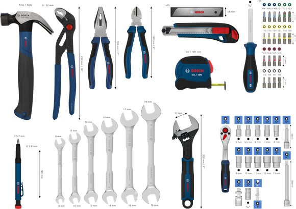 Hand Tool Mixed Set