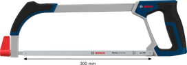 Bosch 300 mm bi-metal hacksaw for precise metal cutting.