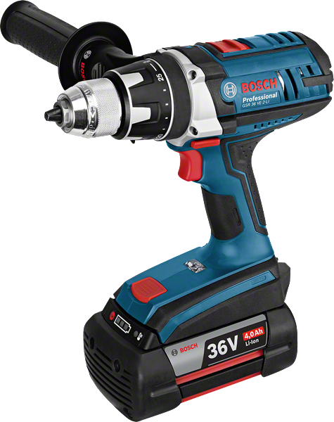 Акумуляторний дриль-шуруповерт Bosch GSR 36.0 VE-2-LI з акумулятором 36 В.