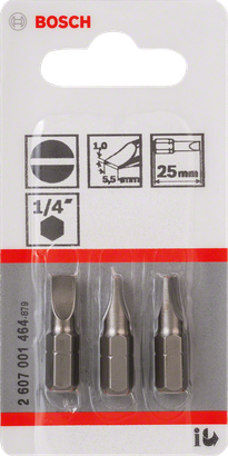 Набір біт для викрутки Bosch 1/4″ 25 мм.