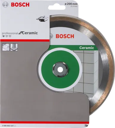 Алмазний відрізний диск Bosch для кераміки 200 мм.