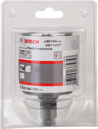 Кільцеподібна пилка Bosch MultiConstruction 60 мм для різних матеріалів.