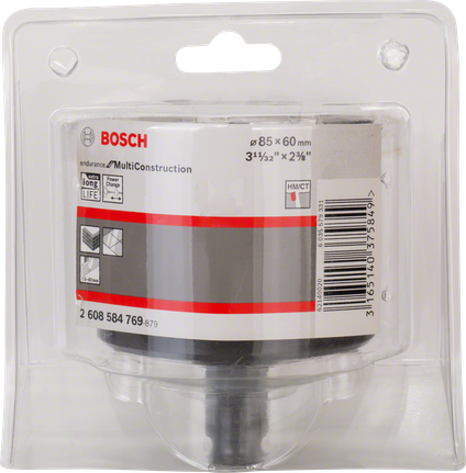 Кільцеріз Bosch Endurance MultiConstruction 85x60 мм.